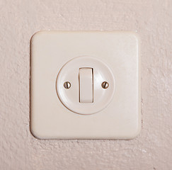 Image showing Press turn on/off electrical switch