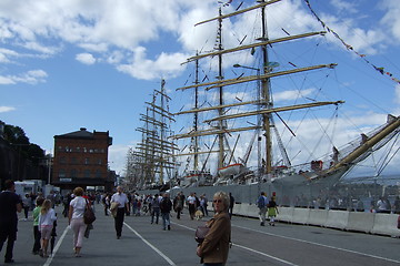 Image showing Tall ship's race