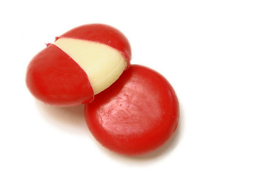 Image showing mini edam cheeses