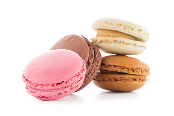 Image showing Colorful French Macarons