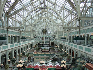 Image showing Modern shopping centre