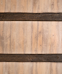 Image showing Wood old wall background