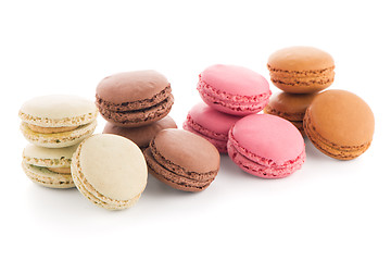 Image showing Colorful French Macarons