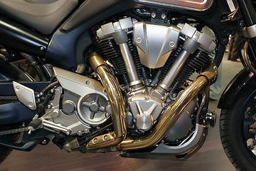 Image showing Motorcycle engine