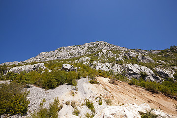 Image showing tops of mountains  