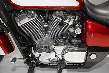 Image showing Motorcycle engine