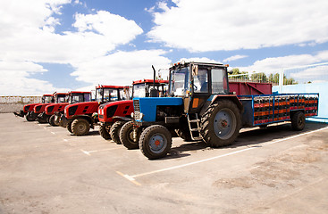 Image showing   tractors territory plant