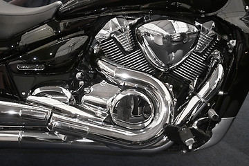 Image showing Motorcycle engine