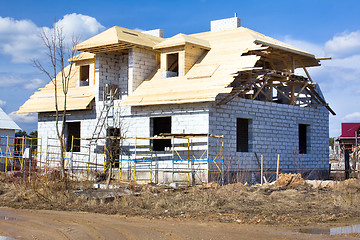 Image showing House  construction  