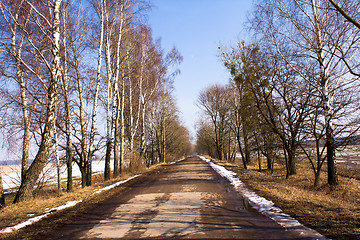 Image showing  road winter