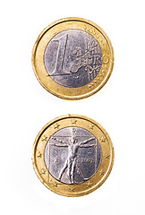 Image showing coin of 1 euro 