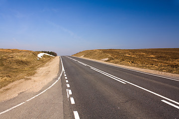 Image showing  road autumn