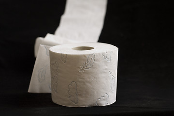 Image showing white toilet paper 