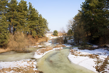 Image showing   small river  