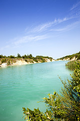 Image showing the artificial lake  