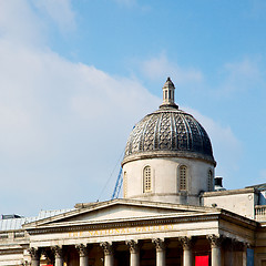 Image showing old architecture in england london europe wall and history