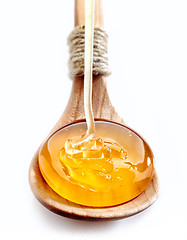 Image showing spoon of honey