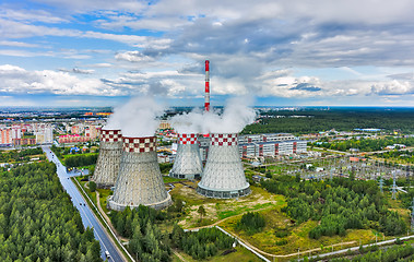 Image showing City Energy and Warm Power Factory. Tyumen. Russia