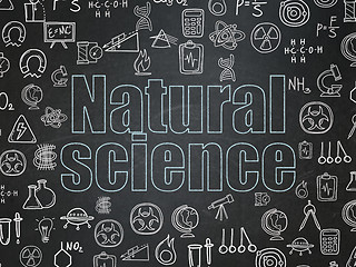 Image showing Science concept: Natural Science on School Board background