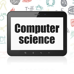 Image showing Science concept: Tablet Computer with Computer Science on display