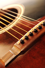 Image showing Guitar bridge