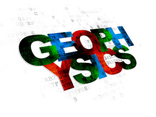 Image showing Science concept: Geophysics on Digital background