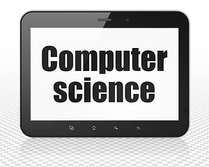 Image showing Science concept: Tablet Pc Computer with Computer Science on display