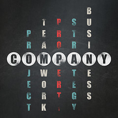 Image showing Finance concept: word Company in solving Crossword Puzzle