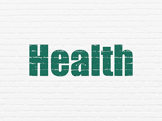 Image showing Health concept: Health on wall background