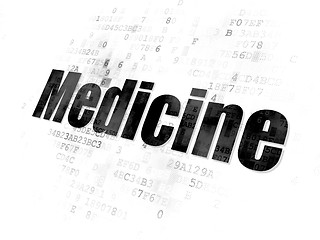 Image showing Medicine concept: Medicine on Digital background