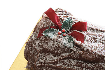 Image showing yule log