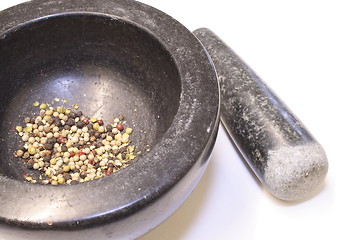 Image showing ground peppercorns