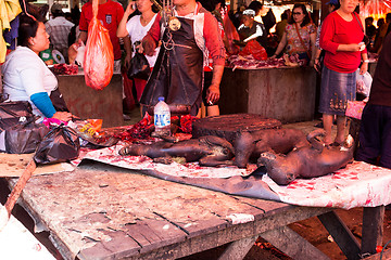 Image showing tradition speciality, roasted stray dog