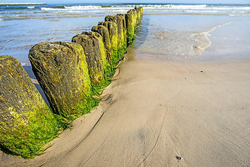 Image showing Groins in the Baltic Sea 