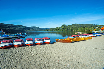 Image showing Lake Titisee, Black Forest Germany, port
