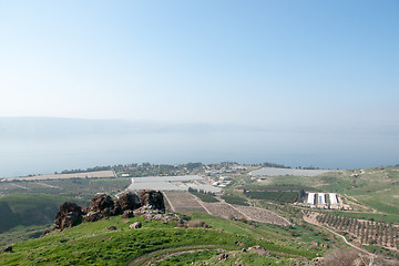 Image showing Israeli landscape near Kineret lake