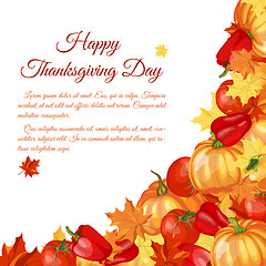 Image showing Thanksgiving Day Greeting Card
