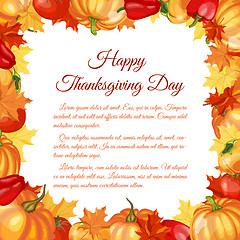 Image showing Thanksgiving Day Greeting Card