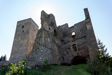 Image showing very old castle ruins