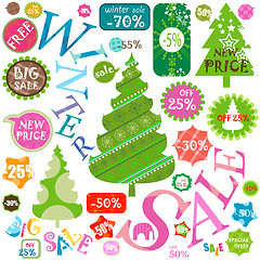 Image showing winter sales