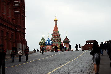 Image showing MOSCOW, RUSSIA, SEPTEMBER 10, 2008: view of the Red Square, St. 