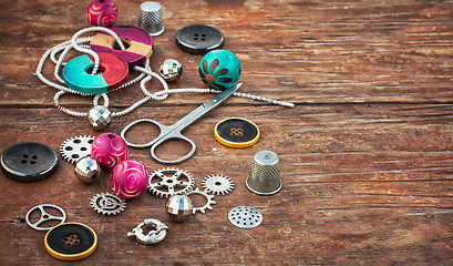 Image showing accessories for needlework