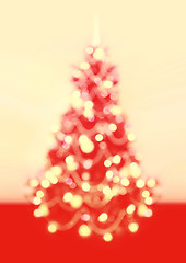 Image showing Background of Christmas tree