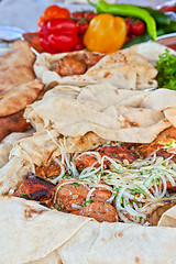 Image showing pork kebab