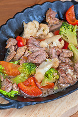 Image showing meat with vegetables