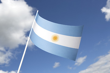 Image showing Argentina flag