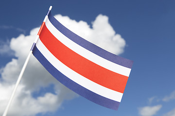 Image showing Costa Rica flag