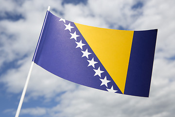 Image showing Bosnia Herzegovina flag