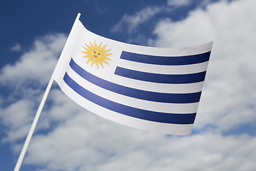 Image showing Uruguay flag