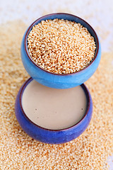 Image showing homemade tahini